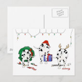 Cartes Pour Fêtes Annuelles Rien, mais un Noël dalmate (Devant / Derrière)