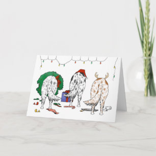 Cartes Pour Fêtes Annuelles Rien n'aboutent Noël de poseur anglais