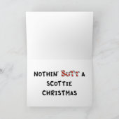 Cartes Pour Fêtes Annuelles Rien n'aboutent Noël de Scottie (Intérieur)