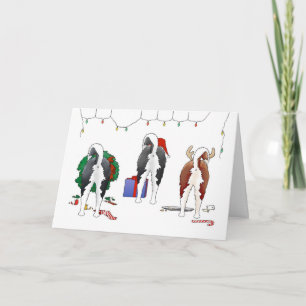 Cartes Pour Fêtes Annuelles Rien n'aboutent Noël enroué