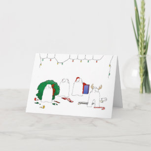 Cartes Pour Fêtes Annuelles Rien n'aboutent Noël maltais