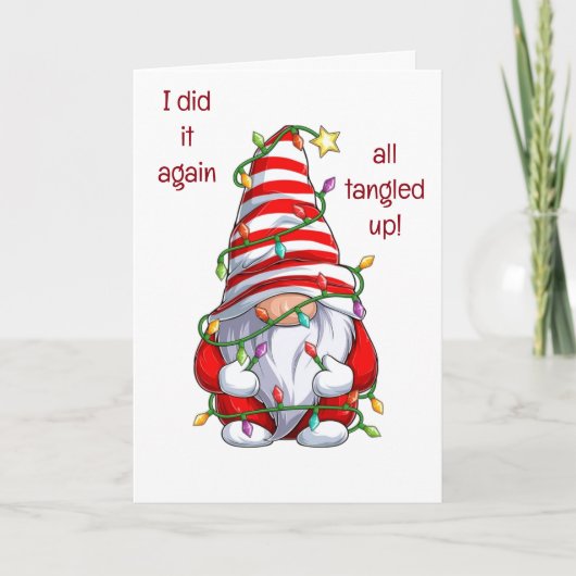 CARTES POUR FÊTES ANNUELLES RIEN NE M'EMPÊCHERAIT DE DIRE MERRY NOËL (Devant)