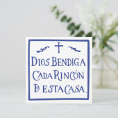 Cartes Pour Fêtes Annuelles Rincon de Dios bendiga (Debout devant)