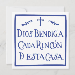 Cartes Pour Fêtes Annuelles Rincon de Dios bendiga