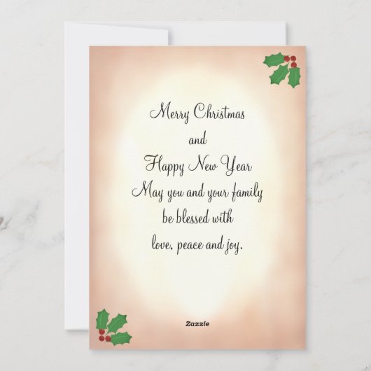 Cartes Pour Fêtes Annuelles Rinder en noir et rouge à damiers Noël (Dos)