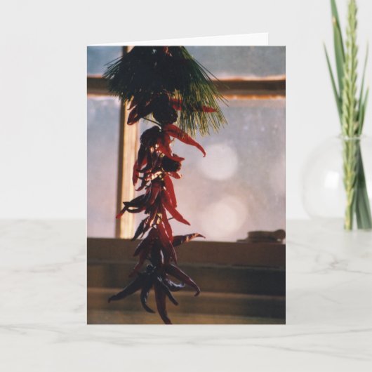 Cartes Pour Fêtes Annuelles Ristra (Devant)