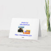 Cartes Pour Fêtes Annuelles Rivière de vacances du Montana (Dos)