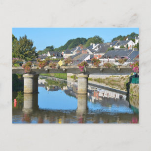 Cartes Pour Fêtes Annuelles Rivière et pont à Josselin en France