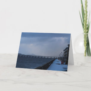 Cartes Pour Fêtes Annuelles Rivière Tay en hiver