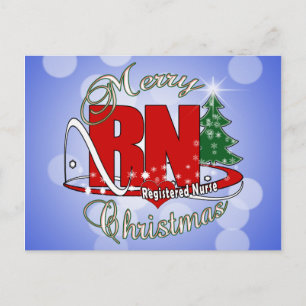 Cartes Pour Fêtes Annuelles RN CHRISTMAS Infirmière inscrite