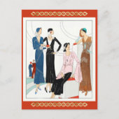 Cartes Pour Fêtes Annuelles Robe d'après-midi (1931) (Devant)