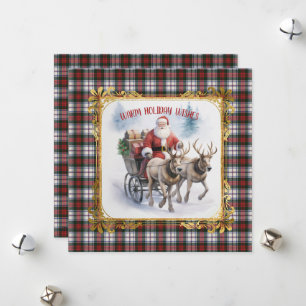 Cartes Pour Fêtes Annuelles Robe MacDuff Tartan de Noël écossais