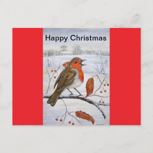 Cartes Pour Fêtes Annuelles Robin de Noël