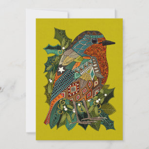 Cartes Pour Fêtes Annuelles robin du jardin chartreuse