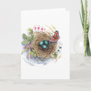 Cartes Pour Fêtes Annuelles Robin Nest