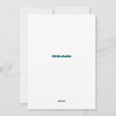 Cartes Pour Fêtes Annuelles Robot Engineer (Dos)