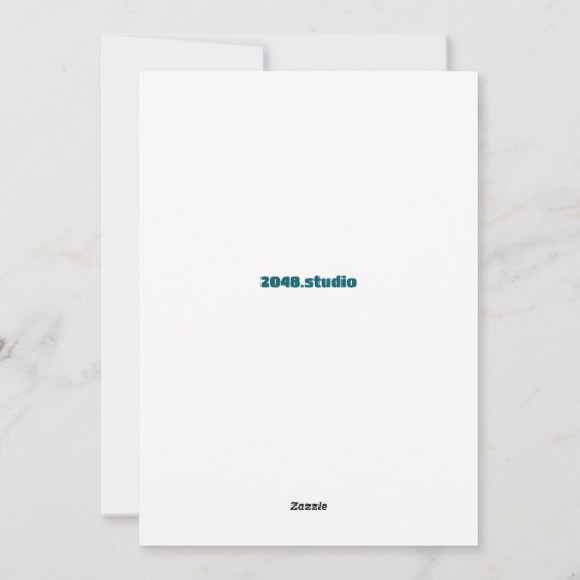 Cartes Pour Fêtes Annuelles Robot Engineer (Dos)