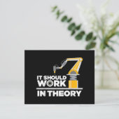 Cartes Pour Fêtes Annuelles Robotique Drôle Art Pour Hommes Enfants Robot Robo (Debout devant)