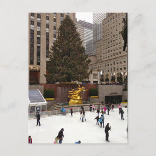 Cartes Pour Fêtes Annuelles Rockefeller Center - Patinoire de patinage de Noël