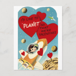 Cartes Pour Fêtes Annuelles Rocket Valentine