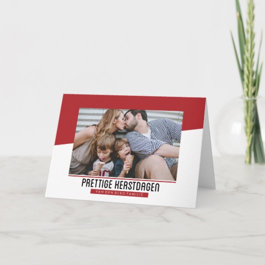 Cartes Pour Fêtes Annuelles Rode Vrolijke Kerstmis (Devant)