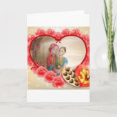 Cartes Pour Fêtes Annuelles Romantique Amour Coeur Art Imprimer (Devant)