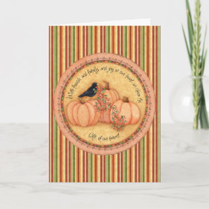 Cartes Pour Fêtes Annuelles Ronde de récolte
