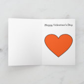 Cartes Pour Fêtes Annuelles Rooster et Hen Funny Valentine's (Intérieur)