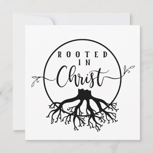Cartes Pour Fêtes Annuelles Rooted in Christ (Devant)