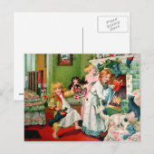 Cartes Pour Fêtes Annuelles Rosa C. Petherick: Christmas Morning (Devant / Derrière)