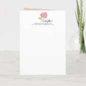 Cartes Pour Fêtes Annuelles *'Rosa Noir', Merci pour m'aimer. En l'état. (Dos)