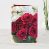 Cartes Pour Fêtes Annuelles Rose (Dos)