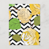 Cartes Pour Fêtes Annuelles Rose 12 (Devant)