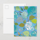 Cartes Pour Fêtes Annuelles Rose 23 (Devant / Derrière)