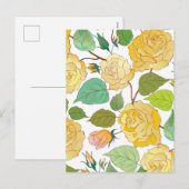 CARTES POUR FÊTES ANNUELLES ROSE 9 (Devant / Derrière)