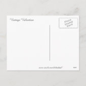 Cartes Pour Fêtes Annuelles Rose Bouquet Valentine (Dos)