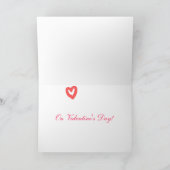 Cartes Pour Fêtes Annuelles Rose couleur eau (Intérieur)