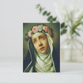 Cartes Pour Fêtes Annuelles Rose de Lima par Francesco de Mura (Debout devant)