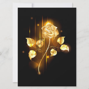 Cartes Pour Fêtes Annuelles Rose d'or ( rose d'or )