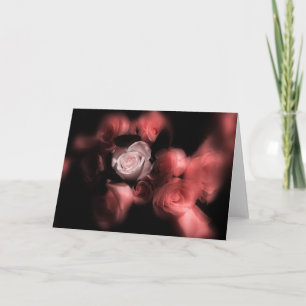 Cartes Pour Fêtes Annuelles Rose Entre Roses Toute Occasion Vide À L'Intérieur