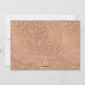 Cartes Pour Fêtes Annuelles Rose Gold Parties scintillant 3-Photo Filmstrip Ho (Dos)