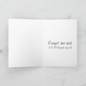 Cartes Pour Fêtes Annuelles Rose gothique Valentine (Intérieur)