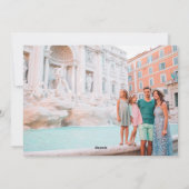 Cartes Pour Fêtes Annuelles Rose Orange Unique Rétro Damier Deux Photo (Dos)