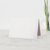 Cartes Pour Fêtes Annuelles Rose Satin Ruban À feuillage persistant Mauve Crèm (Dos)