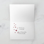 Cartes Pour Fêtes Annuelles Rose Valentine avec perles (Intérieur)