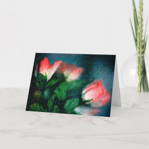 Cartes Pour Fêtes Annuelles Roses