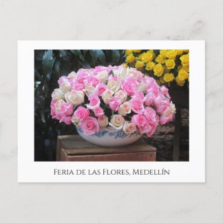 Cartes Pour Fêtes Annuelles Roses à la Feria de las Flores à Medellín
