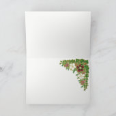 Cartes Pour Fêtes Annuelles Roses de Noël, Hellebores, langue portugaise (Intérieur)