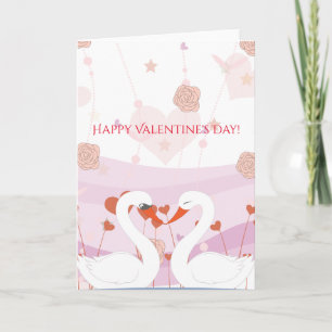 Cartes Pour Fêtes Annuelles Roses Heureuses Saintes-Valentin de Cute Romantic