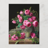 Cartes Pour Fêtes Annuelles Roses par Ferdinand Georg Waldmuller (Devant)